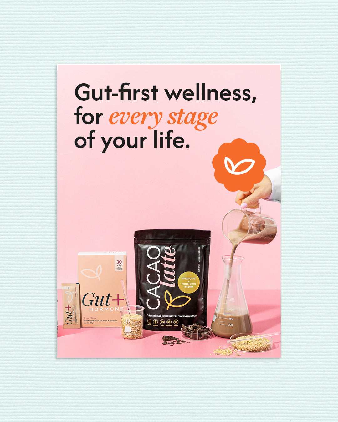 Portfolio: Fertile Gut Case Study Production Frame